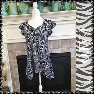 Pick 3 for $9. CATO shark nite top, size S